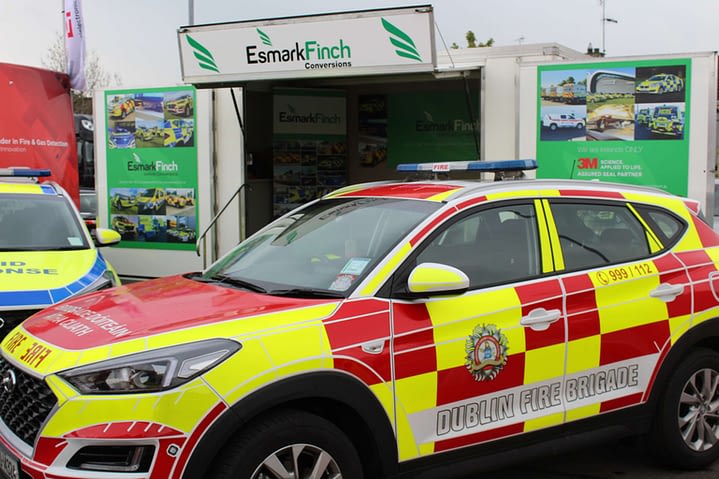 Dublin Fire Brigade Emergency Response vehicle converted by Esmark Finch