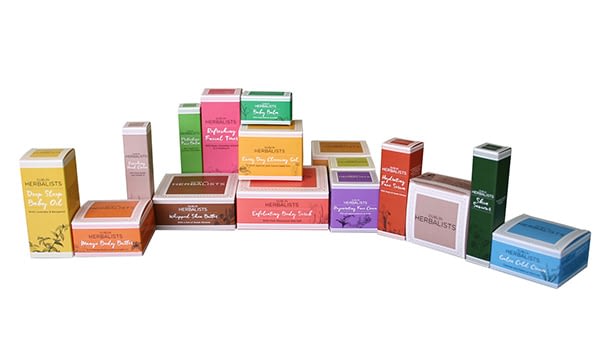 Esmark Finch design Dublin Herbalist range of packaging 